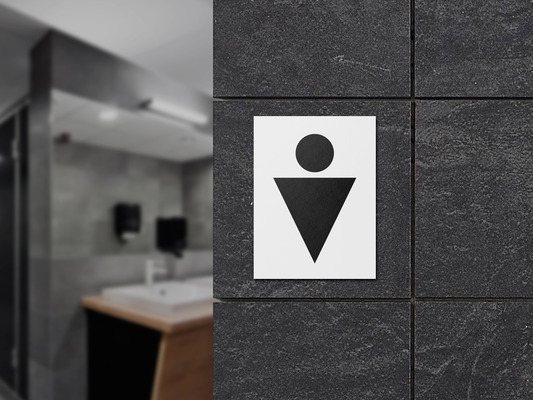 Табличка на туалет